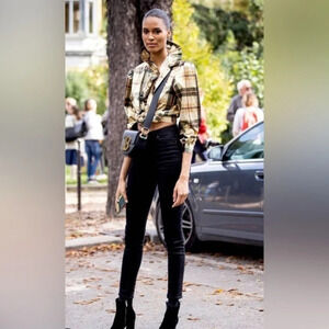 Zero Denmark Women's Super Stretch Skinny Jeans Black XXS 6US NWT